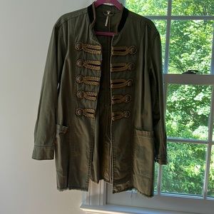 Free people military style jacket